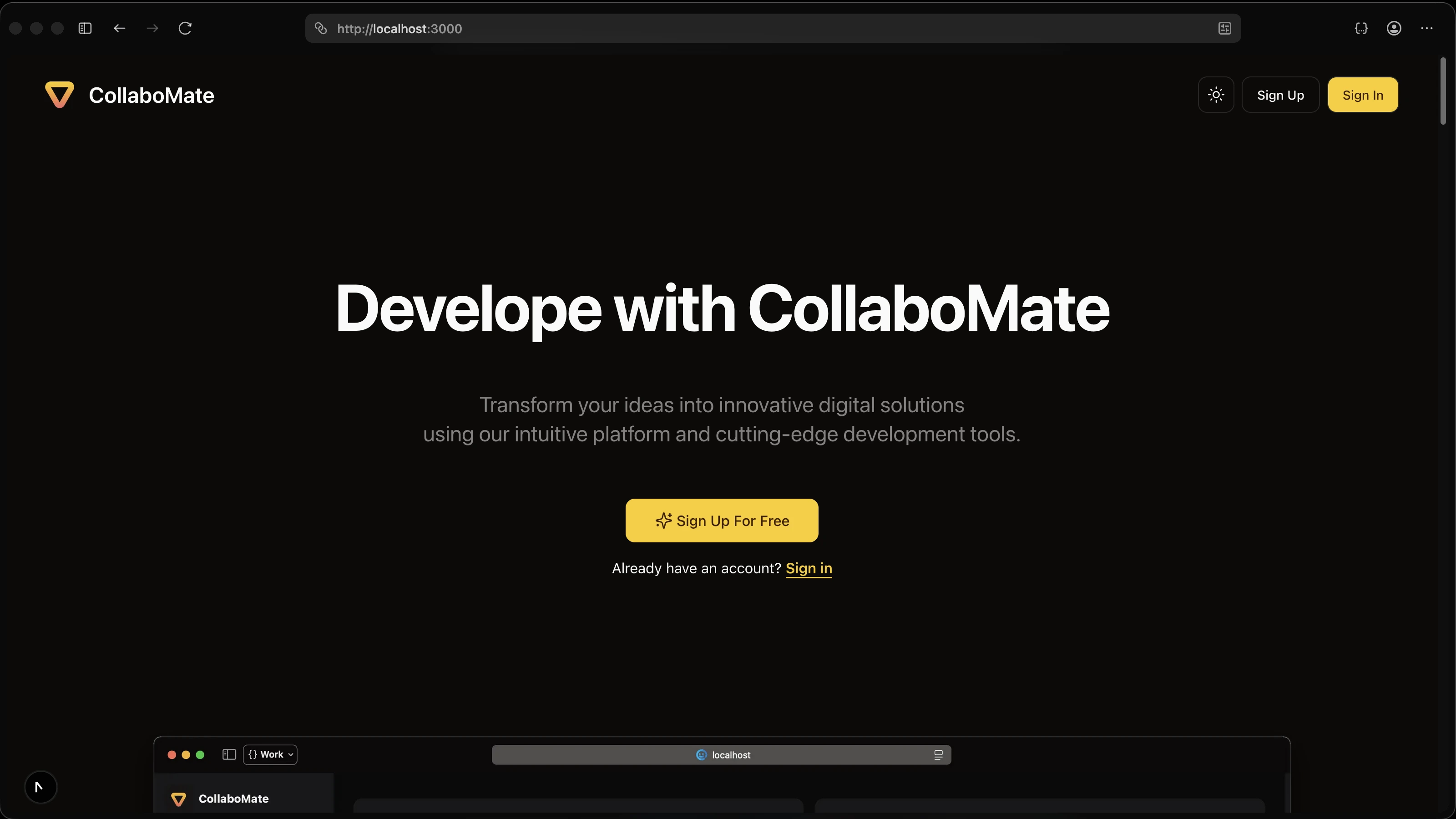 CollaboMate screenshot